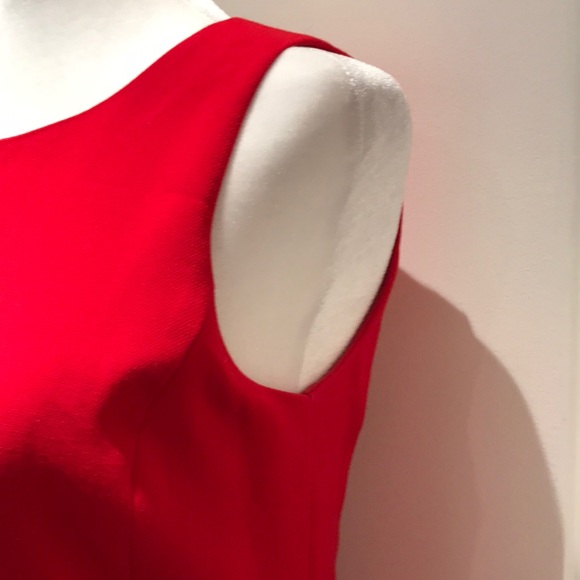 Michael Kors Red Peplum Dress ❤️ - Picture 5 of 11